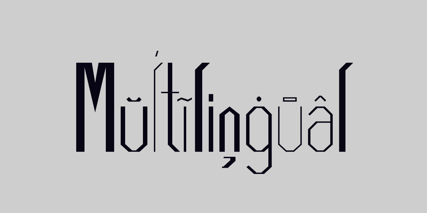 Пример шрифта Lineam Medium